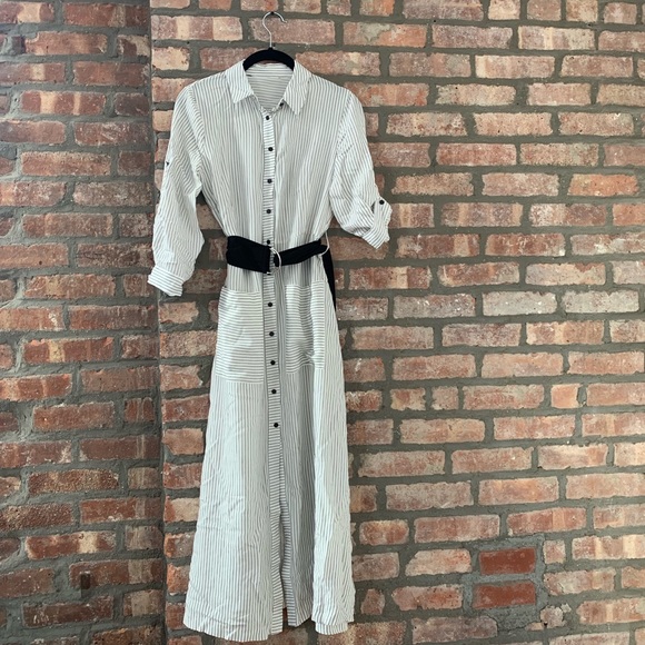 Zara Dresses & Skirts - Zara striped shirt dress